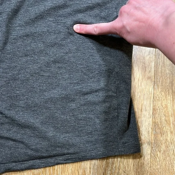 Eileen Fisher Fine Jersey Cap Sleeve Gray Grey Dress Women's Medium M T-Shirt - Picture 9 of 10